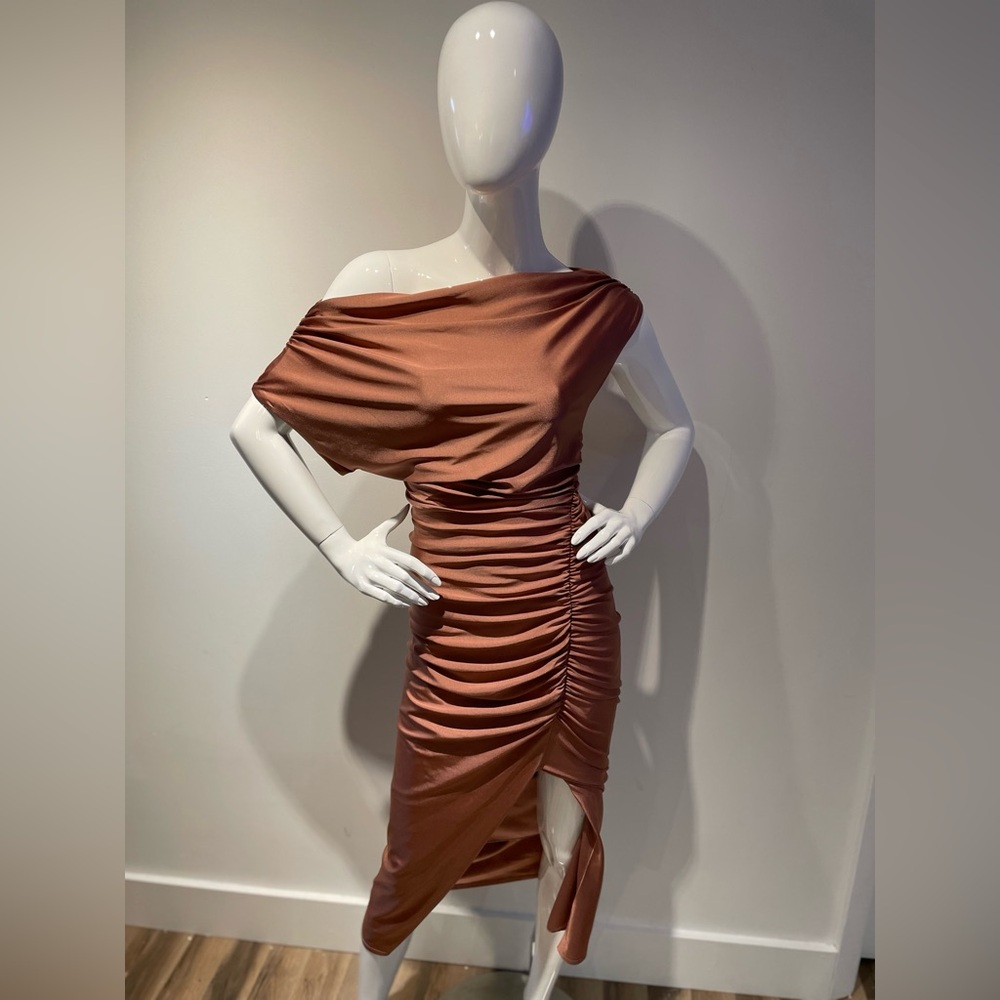 Fitted Ruched Dress